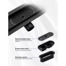 Душевой трап GAPPO G87007-56, 70*700 мм, черный
