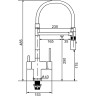 Смеситель для кухни GAPPO G4397-86, черный